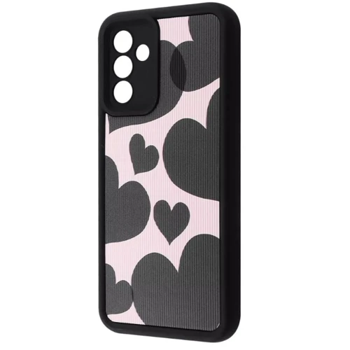 Чохол для телефона WAVE Artfull Case Black Hearts для Samsung A366 Galaxy A36 5G / A566 Galaxy A56 5G