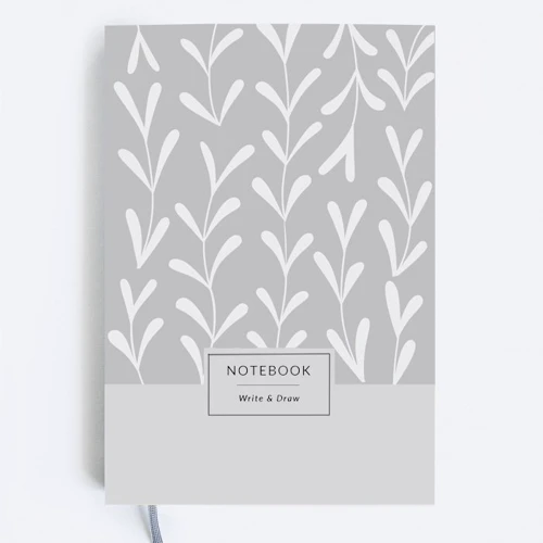 Блокнот Write&Draw White Leaves