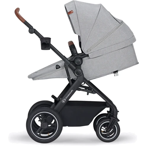 Универсальная коляска 3 в 1 Kinderkraft B-Tour Silver Gray (KSBTOU00LGR3000) фото 23