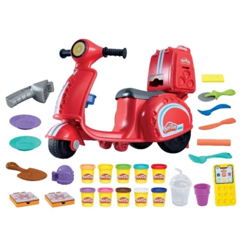 Набір для творчості HASBRO PLAY-DOH PD із пластиліном Іграшковий скутер для доставки піци (F8803): Виробник Hasbro