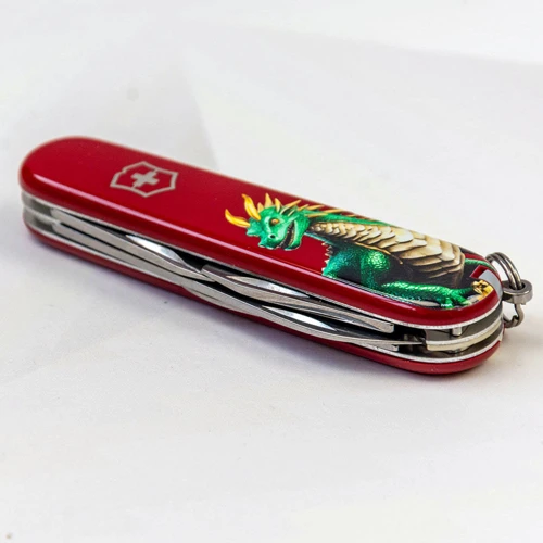 Мультитул Victorinox SPARTAN ZODIAC Зеленый дракон 1.3603.Z3340u (Vx13603_Z3340u): Количество инструментов 12