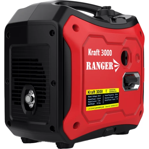 Инверторный генератор RANGER Kraft 3000: Тип электростанции бензиновый