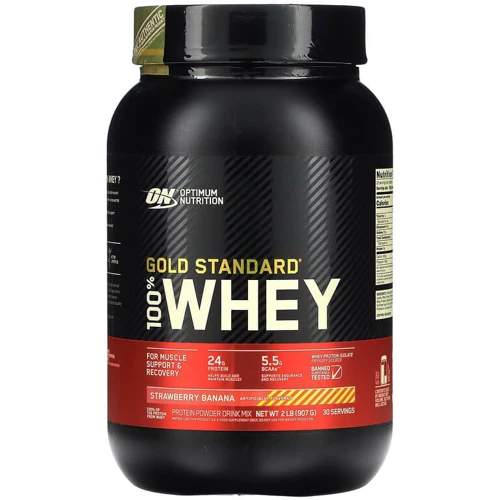 Протеїн Optimum Nutrition 100% Whey Gold Standard 909 g /29 servings/ Strawberry Banana