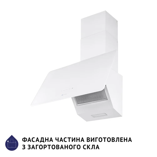 Вытяжка Minola HVS 6224 WH 700 LED: Рекомендуемая площадь помещения (при высоте 2,7 м), м² 28