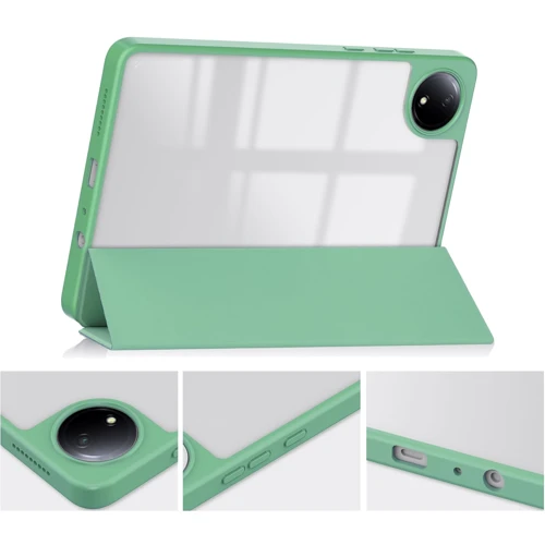 Аксесуар для планшетних ПК BeCover Soft Edge TPU з Pencil Mount Green для Xiaomi Redmi Pad SE 8.7 (712567)