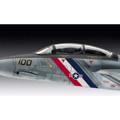 Сборная модель Revell набор Истребитель F-14D «Томкэт» уровень 3 масштаб 1:100: Масштаб 1:100