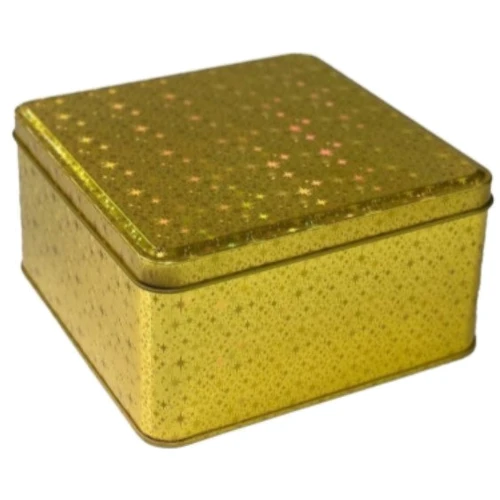 Банка для чая и кофе Olens Чеканка 450 г 15.5х15.5х8.3 см (03196-4)