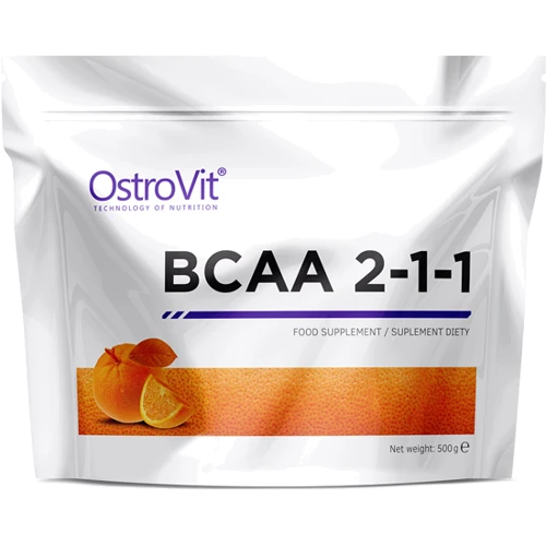 Аминокислота для спорта OstroVit BCAA 2-1-1 500 g /50 servings/ Orange
