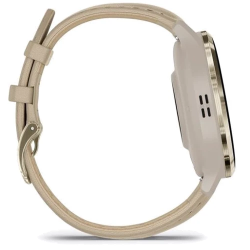 Смарт-часы Garmin Venu 3S Soft Gold Stainless Steel Bezel with French Grey Case and Leather Band (010-02785-55): Стандарт защиты 5 ATM