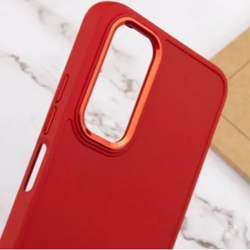 Чехол для телефонов TPU Case Bonbon Metal Style Red for Samsung A346 Galaxy A34 5G: Цвет красный