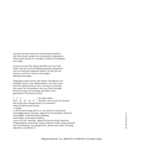 Bildgrammatik Deutsch: Производитель Hueber