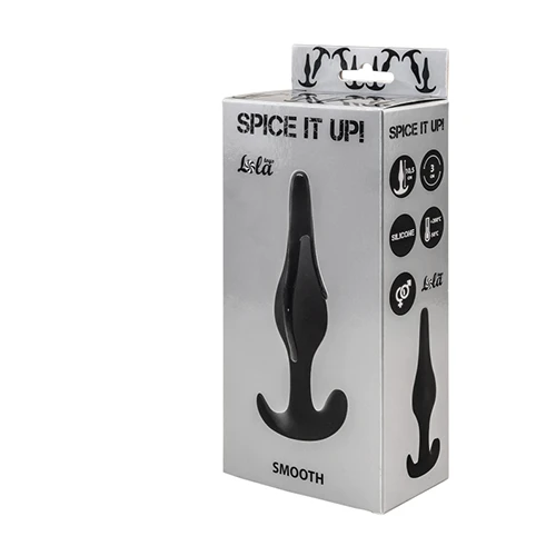 Анальный плаг Spice it up Smooth - Black, 57800801