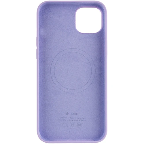 Чехол для iPhone TPU Silicone case with Magsafe Lilac for iPhone 14: Цвет фиолетовый