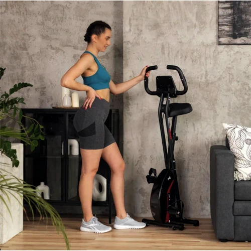 Велотренажер Hop-Sport HS-3020X Quest X-Bike черно-красный (5902308232501)