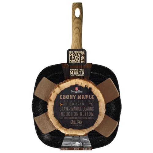Berlinger Haus Ebony Maple 28х28х4.1см (1710-SO-BH): Тип сковороды Гриль