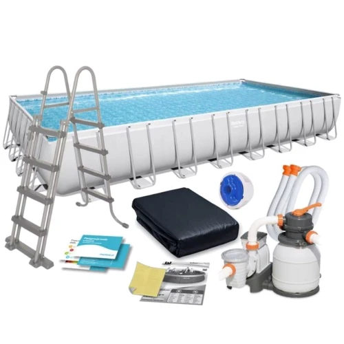 Каркасный бассейн Bestway Power Steel Frame 956х488х132 см (56623) фото 1