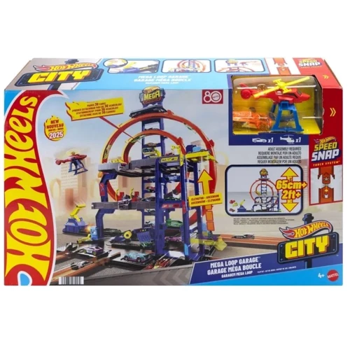 Игровой набор Hot Wheels Гараж с мега петлей MEGA Parkgarage (JBM74)