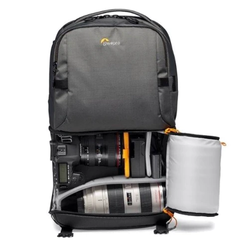 Lowepro Fastpack BP 250 AW III Grey (LP37332-PWW): Вместимость Фотокамера с прикрепленным объективом, Планшет, Личное снаряжение, Ноутбук до 13 дюймов