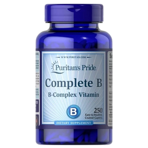 Puritan's Pride Complete B Комплекс витаминов группы В 250 Каплет