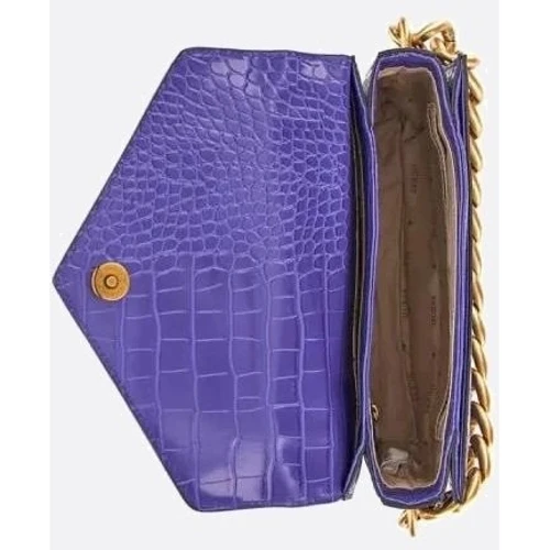 Жіноча сумка-сетчел GUESS RETOUR TOP HANDLE FLAP фіолетова (HWCC8664200-VIO): Країна виробник США