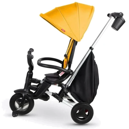 Велосипед складний триколісний дитячий Qplay Nova+ Rubber Desert Yellow: Тип 3х колісний велосипед