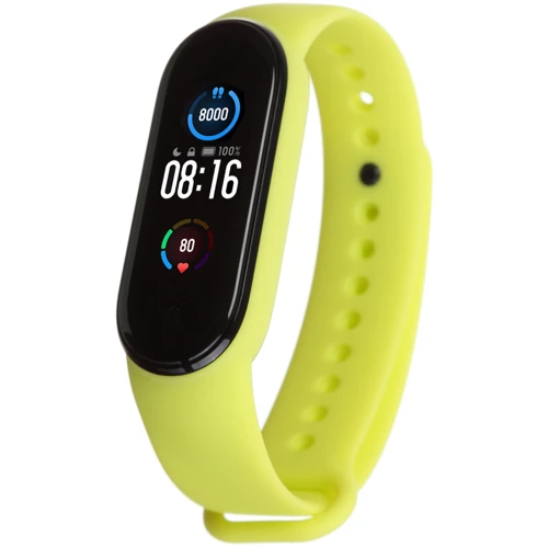 Ремешок TPU Case Lime for Xiaomi Mi Smart Band 5/6/7
