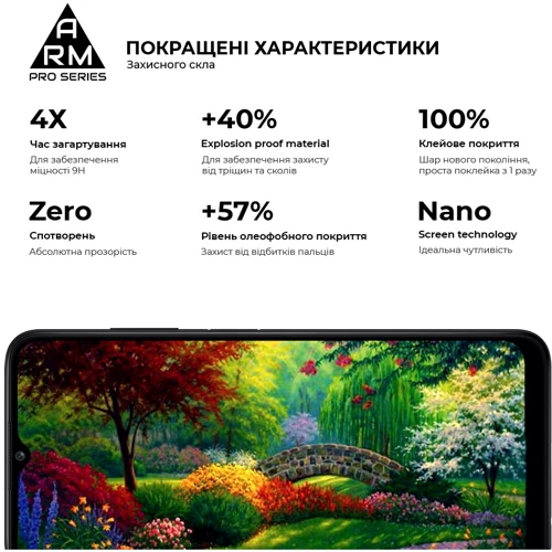 Аксессуар для смартфона ArmorStandart Tempered Glass Pro Black for Samsung A035 Galaxy A03 / A037 Galaxy A03s (ARM59792) фото 6