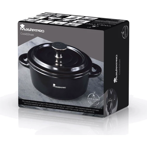 Форма для запекания MasterPro Foodies cook & share 12,9х9,8 см круглая (BGMP-10204)