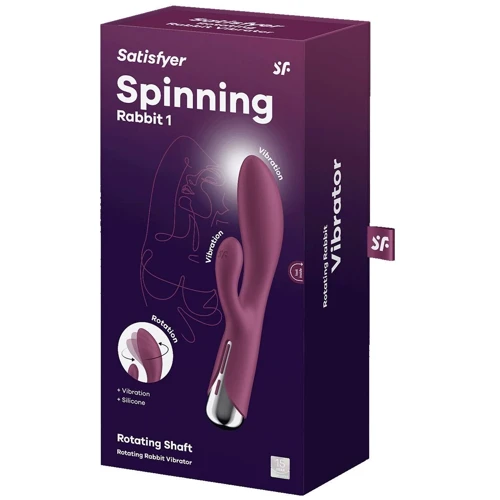 Вибратор-кролик Satisfyer Spinning Rabbit 1 Red