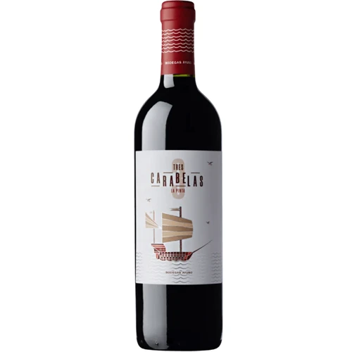 Вино Tres Carabelas Pinta Tinto La Mancha DO червоне сухе 12.5% 0.75 л (STA8410479022205)
