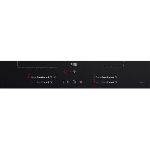 Варочная поверхность Beko HII74700QUF: Расположение панели спереди