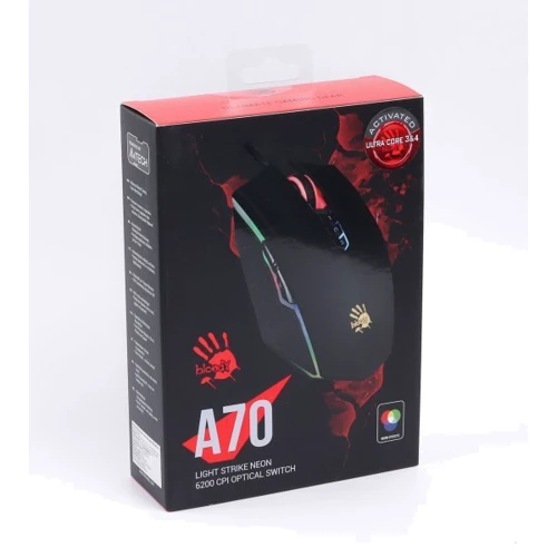 Мышь A4Tech A70 Bloody (Matte Black): Количество кнопок 8