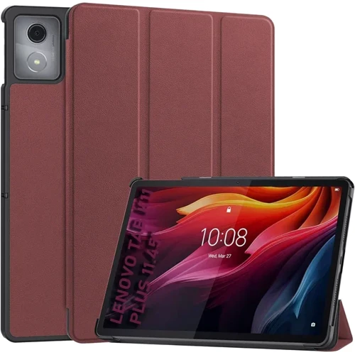 Аксессуар для планшетных ПК BeCover Smart Case Red Wine for Lenovo Tab K11 Plus TB-352F (711853): Цвет бордовый
