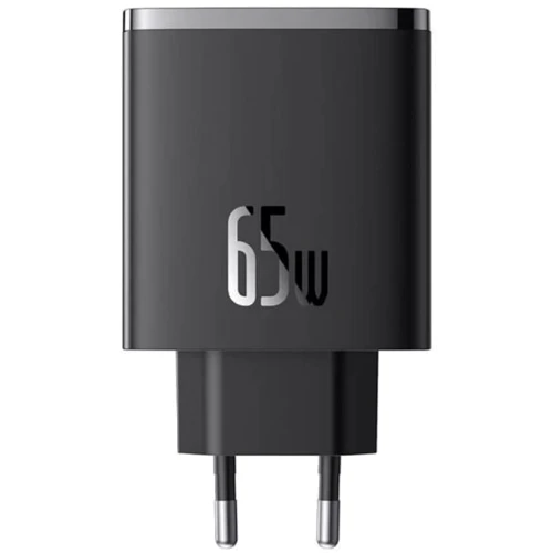 Зарядний пристрій Baseus Wall Charger Cube Pro 2хUSB-C+USB 65W Black (P10152301113-00): Особливості Быстрая зарядка, Power Delivery (PD), USB-C