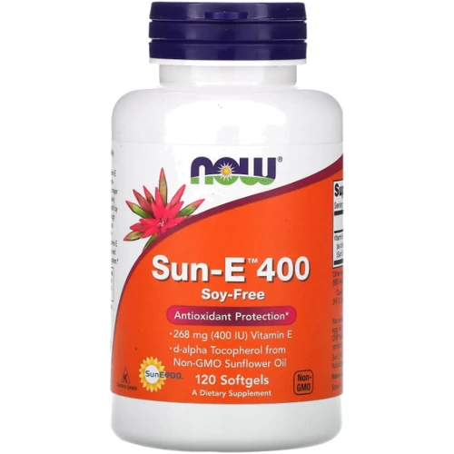 Now Foods Sun-E 400 МЕ Витамин Е 120 капcул