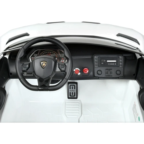 Дитячий електромобіль Bambi Racer Lamborghini білий (M 4788EBLR-1(24V)): Матеріал корпусу пластик