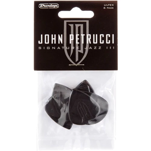 Медиатор Набор медиаторов DUNLOP 427PJP JOHN PETRUCCI JAZZ III: Форма медиатора Jazz