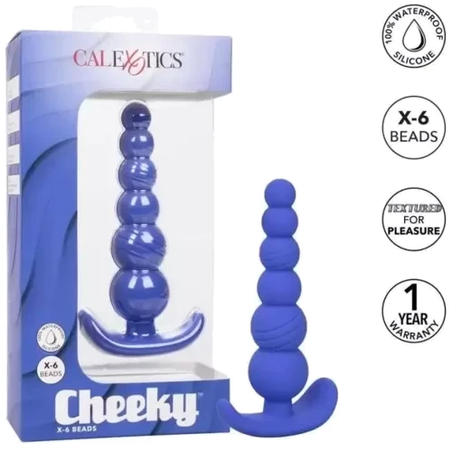 Анальный стимулятор California Exotic Novelties - Cheeky X-6 Anal Beadsсм (фиолетовый)