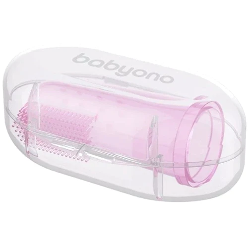 Зубная щеточка BabyOno с массажем для десен розовый (723/03): Область применения Полость рта