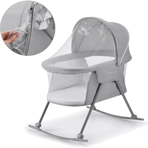 Ліжко-люлька-качалка 3 в 1 Kinderkraft Lovi Grey (KKLLOVIGRY0000): Тип колиска