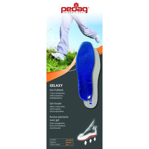 Стелька ортопедическая с микрофибровым покрытием Pedag Gelaxy размер 44 45 (4000354300760): Размер 44