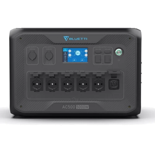 Зарядная станция Bluetti AC500 5000W + 4 Home Battery Backup B300K 11059.2Wh: Размер, мм 520х325х358 (Bluetti AC500 5000W) / 525х327х209 (Bluetti B300K Home Battery Backup 2764.8Wh)