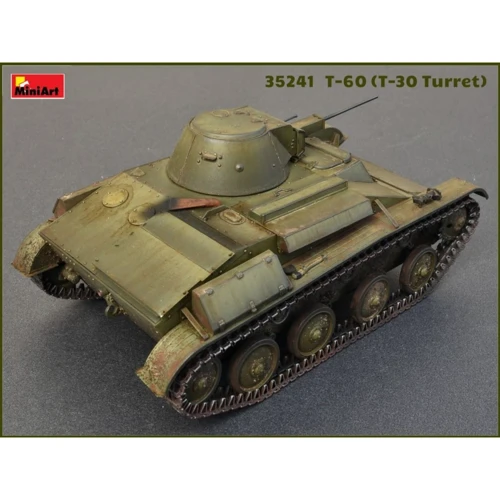 Сборная модель MiniArt Советский легкий танк Т-60 (башня Т-30) с интерьером (MA35241) фото 7