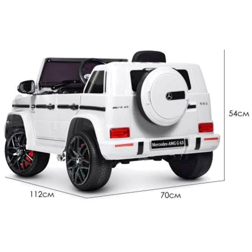 Детский электромобиль Bambi Джиа Mercedes White (M 4280EBLR-1): Вид джип