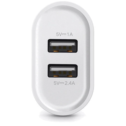 Зарядное устройство Ugreen Wall Charger 2xUSB CD104 3.4A White (20384): Сила тока 2.4А и более