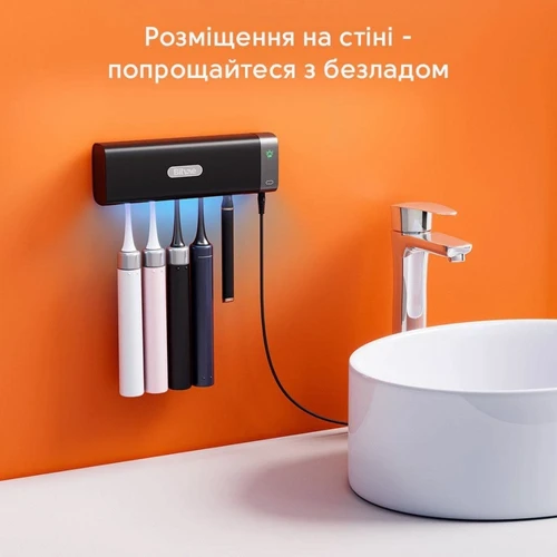 Зубная щетка Bitvae S2 Smart + ультрафиолетовый стерилизатор: Технология чистки ультразвуковая