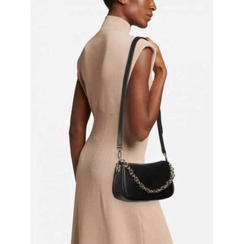 Женская сумка через плечо Furla Moon S Shoulder Bag черная (WB00356AX0733O6000): Тип Сумки