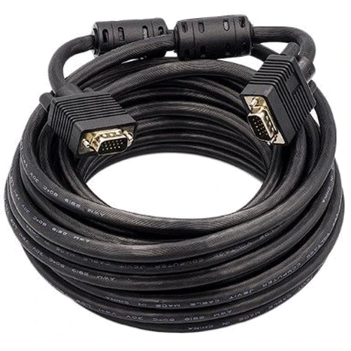 Кабель и переходник PowerPlant VGA-VGA, 10м, Double ferrites(CA911042)