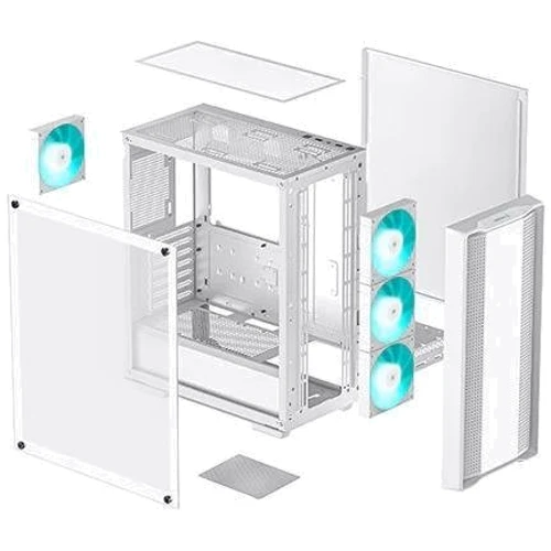 Корпус Deepcool CC560 WH V2 (R-CC560-WHGAA4-G-2): Форм-фактор материнской платы ATX/MicroATX/Mini-ITX