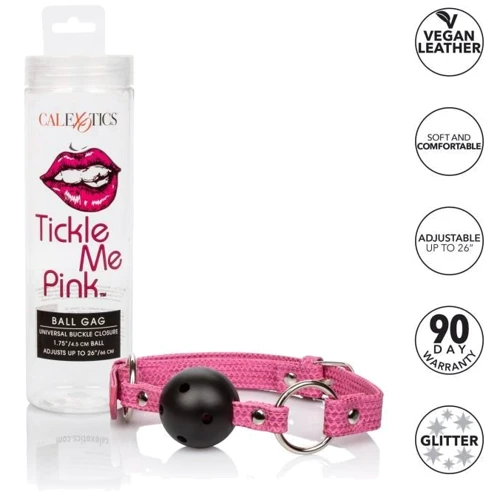 CalExotics Tickle Me Pink Ball Gag - кляп з кулькою